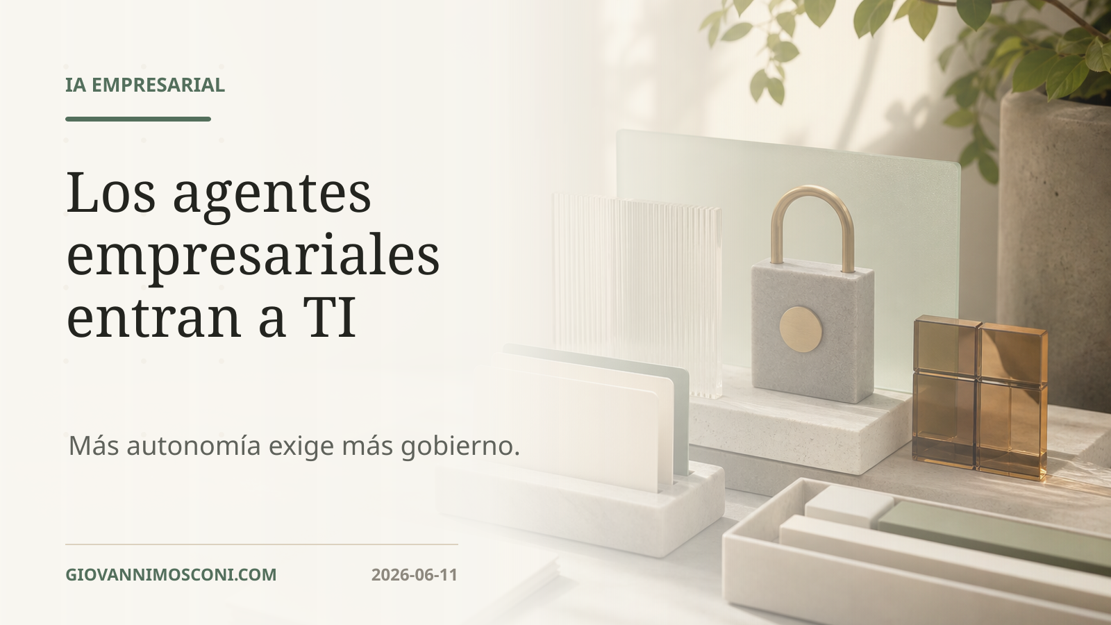 Imagen editorial para Los agentes empresariales entran al lenguaje formal de TI