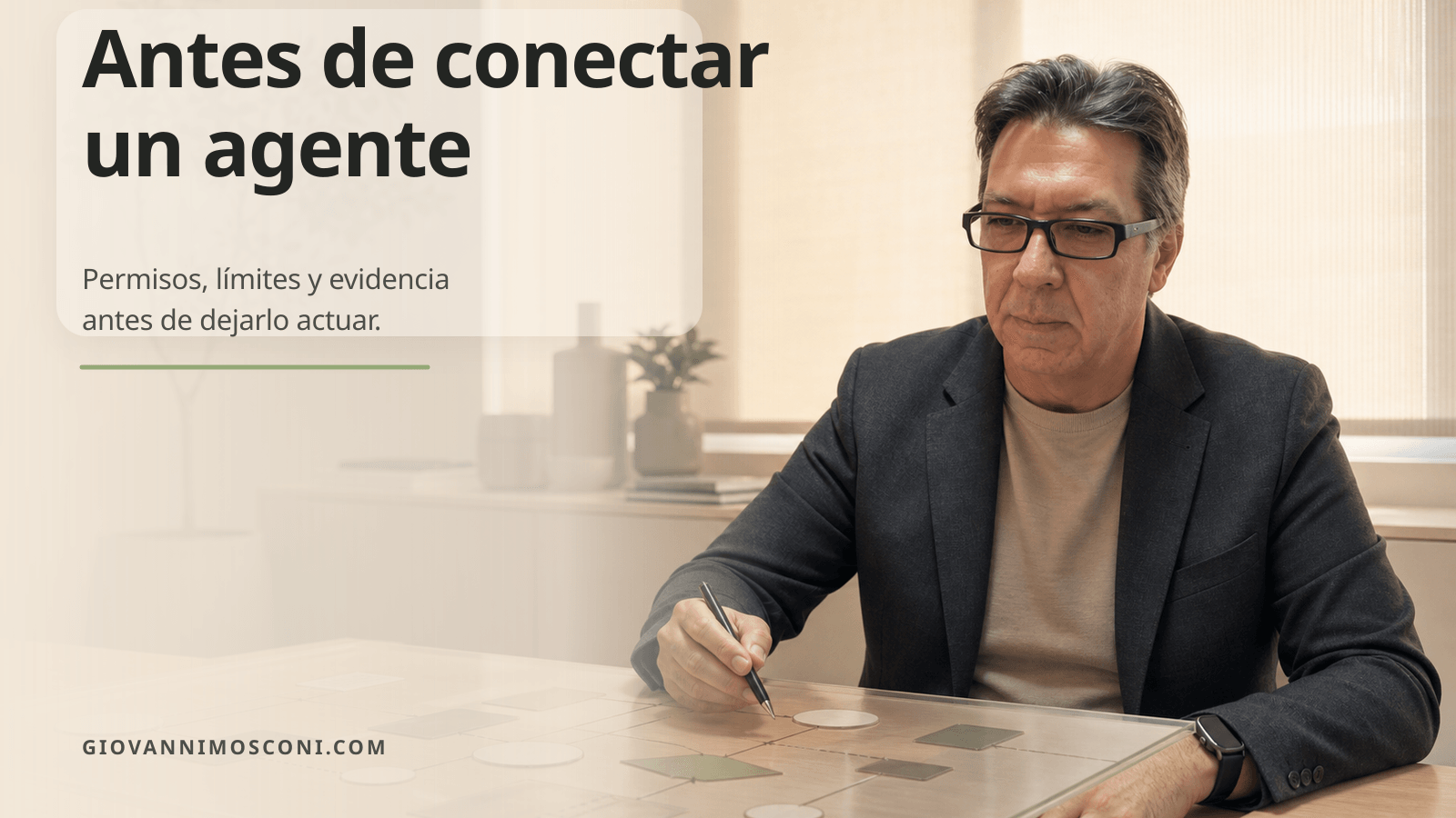 Imagen editorial para Antes de conectar un agente