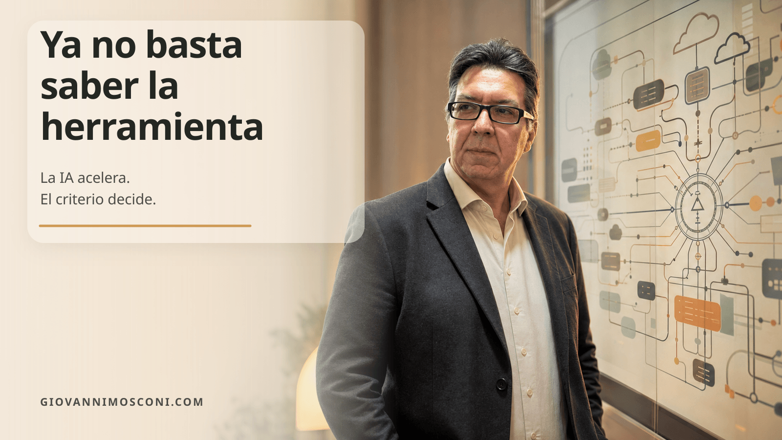Imagen editorial para Ya no basta saber la herramienta